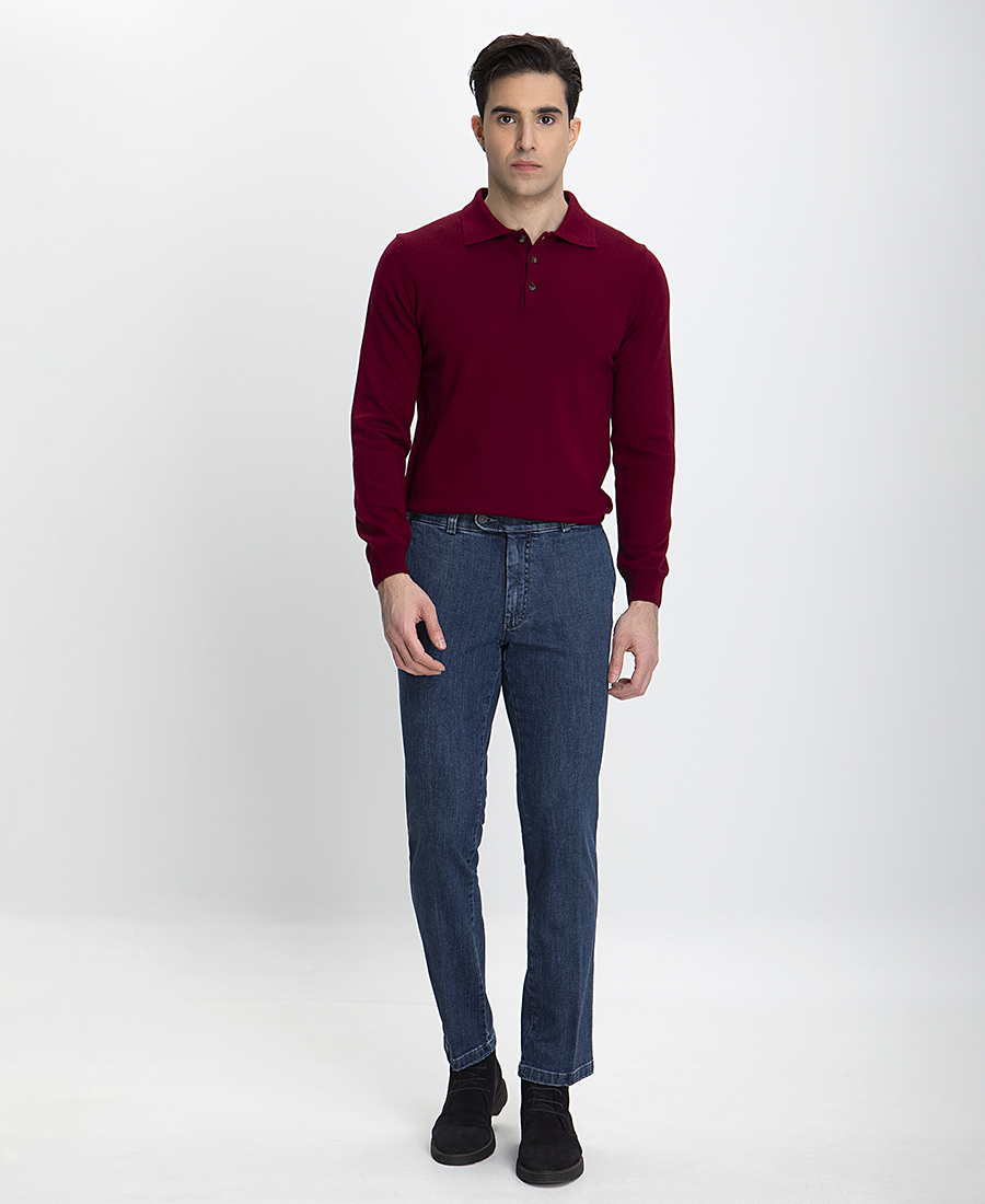 Denim Chinos Παντελόνι Modern Fit φωτογραφία