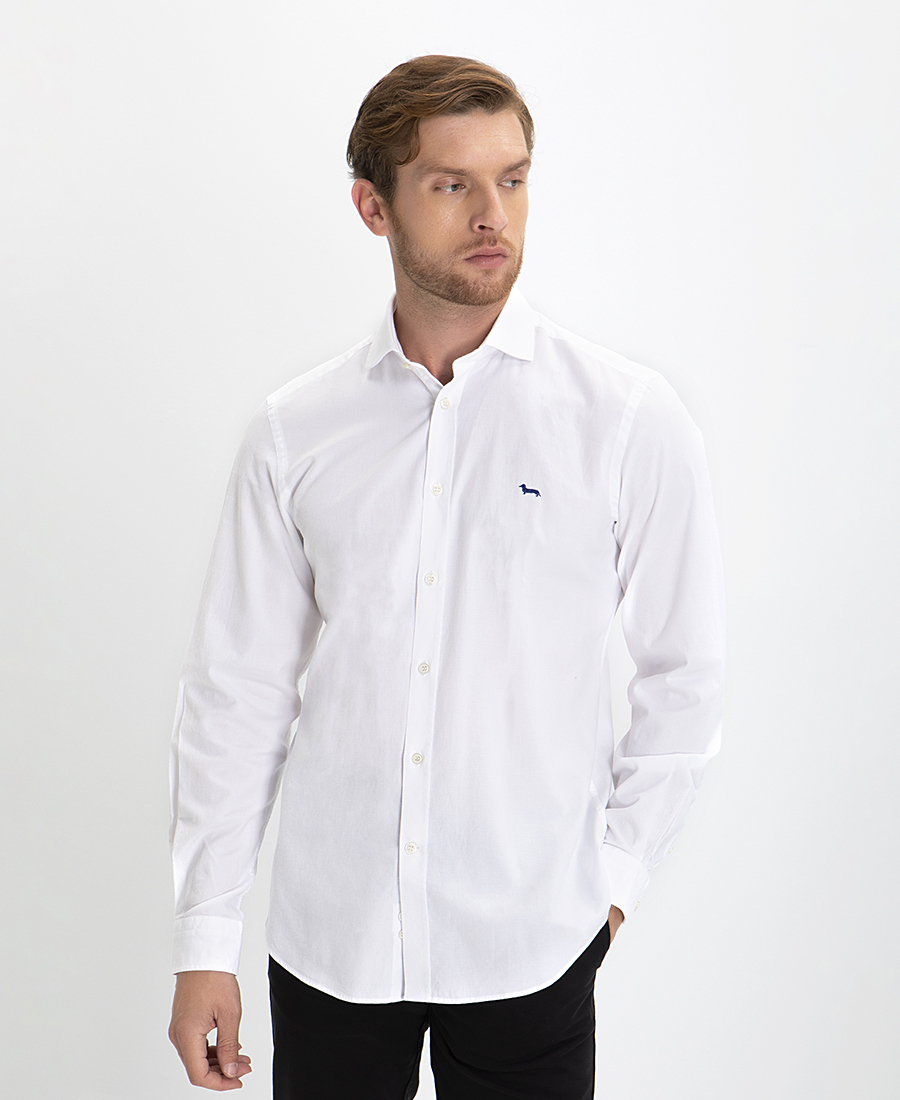 Harmont & Blaine HARMONT & BLAINE Πουκάμισο με Κεντημένο Σχέδιο Modern Fit