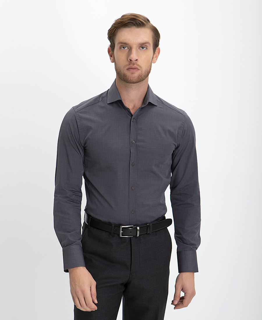 Vardas Vardas Πουκάμισο με Μικροσχέδιο Slim Fit