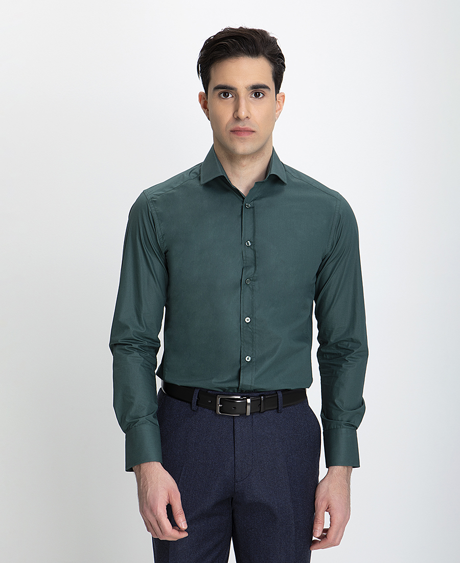 Vardas Πουκάμισο Slim Fit σε Πράσινο