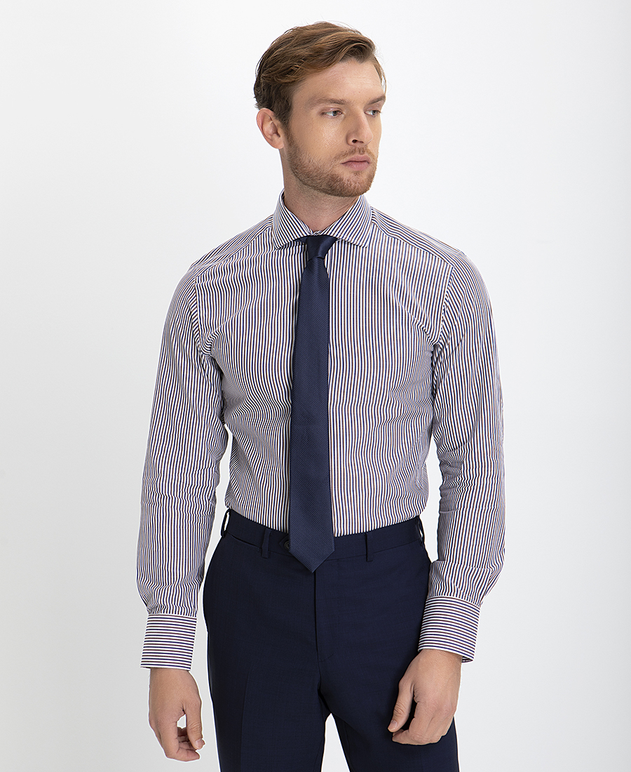 Vardas Vardas Πουκάμισο Ριγέ Slim Fit