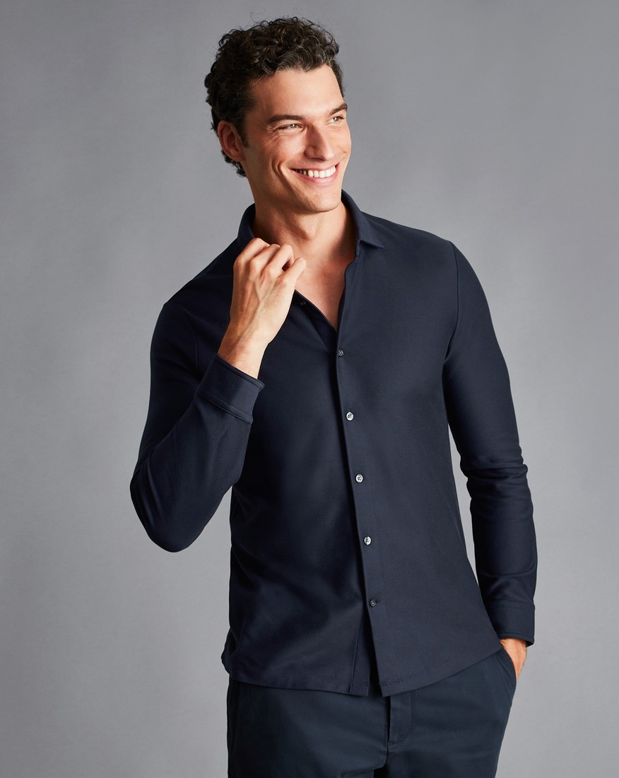 Charles Tyrwhitt Charles Tyrwhitt Πουκάμισο Twill Jersey