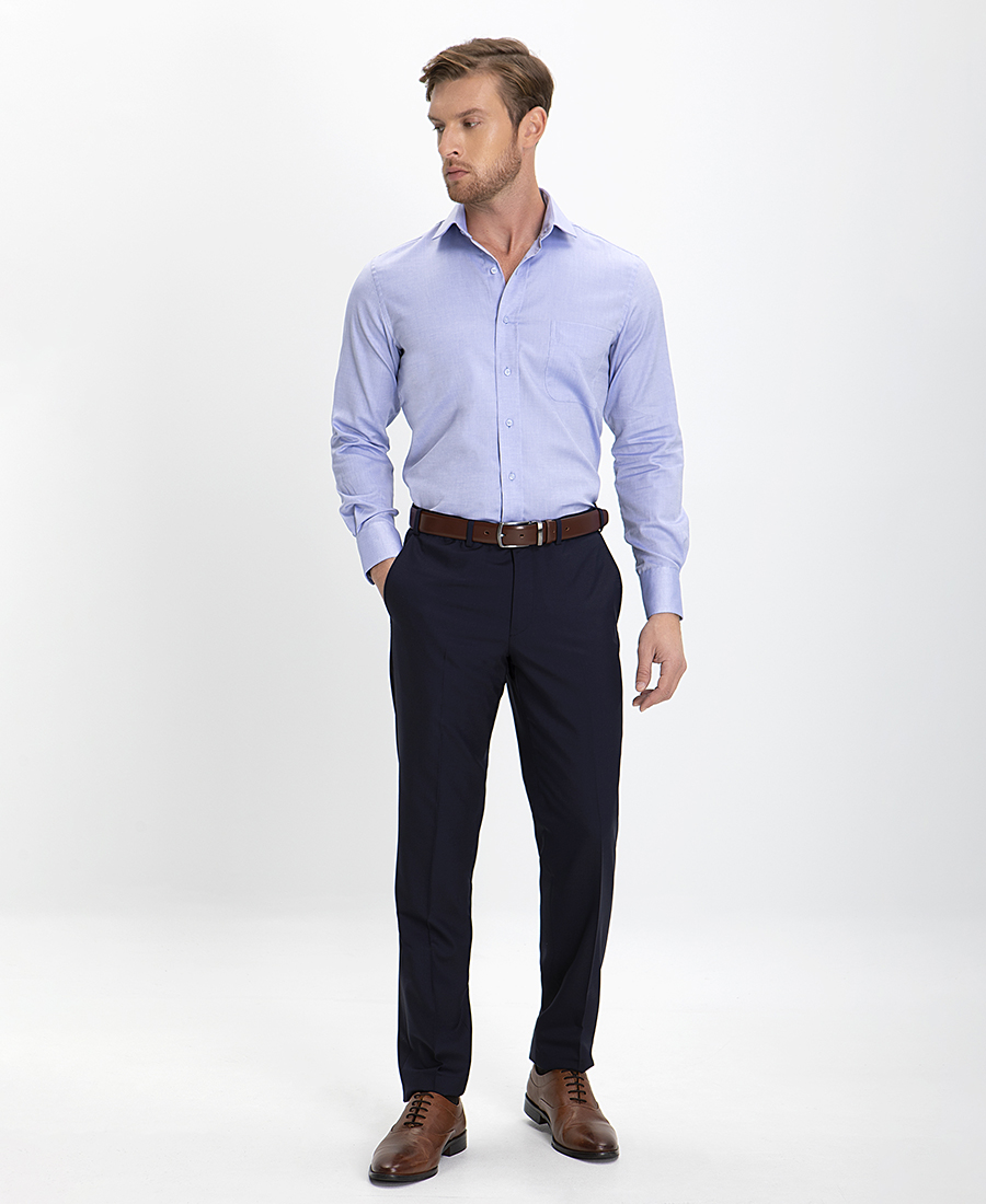 Πουκάμισο με Μικροσχέδιο Modern Fit φωτογραφία