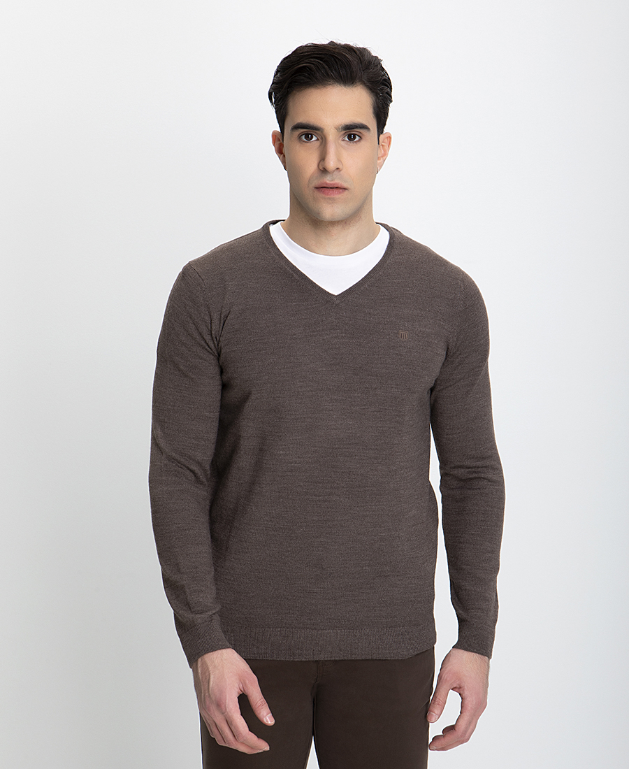 Πλεκτό Πουλόβερ V-neck Modern Fit