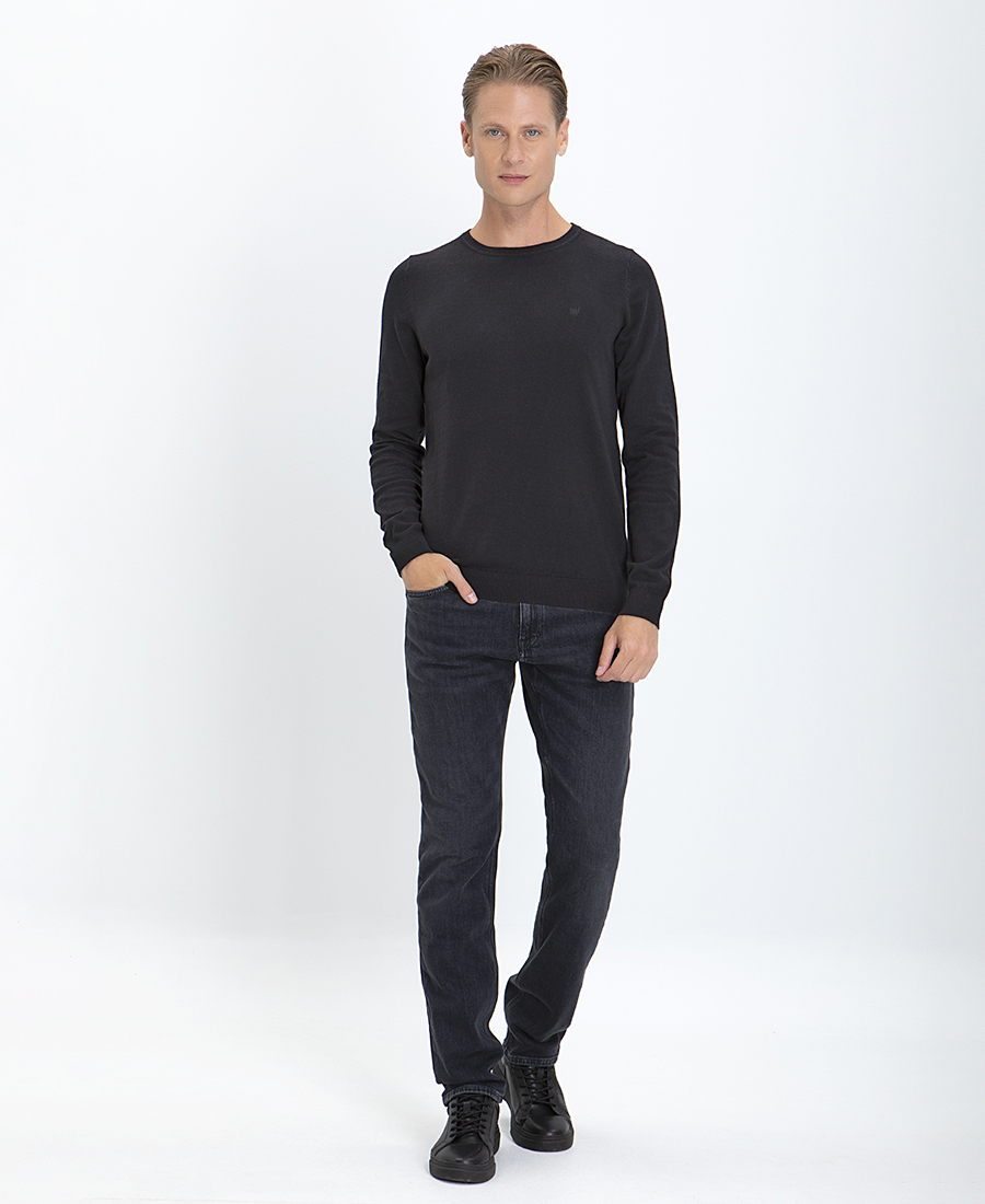 Πλεκτό Πουλόβερ Modern Fit Cashmere Blend φωτογραφία