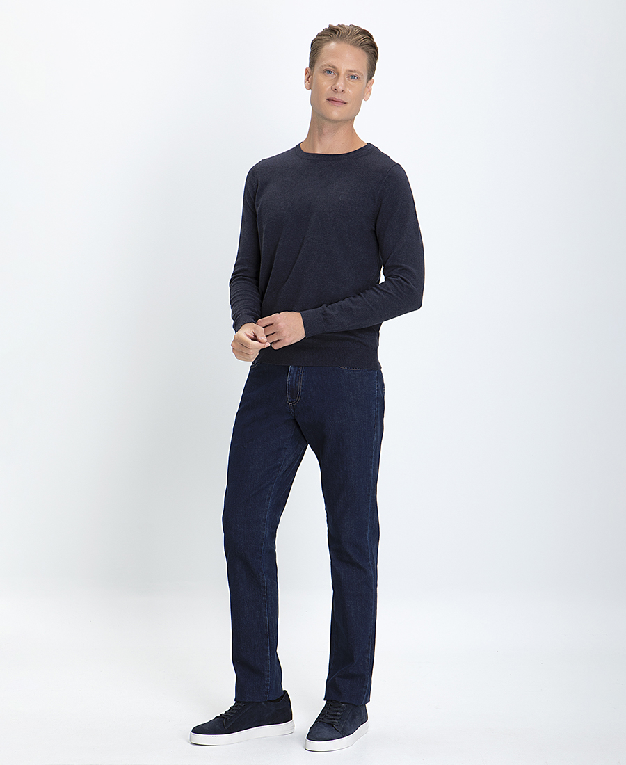 Πλεκτό Πουλόβερ Modern Fit Cashmere Blend φωτογραφία