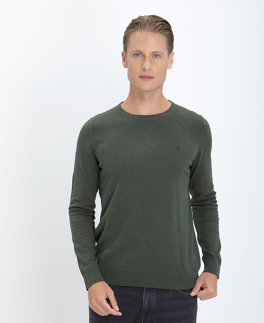 Πλεκτό Πουλόβερ Modern Fit Cashmere Blend