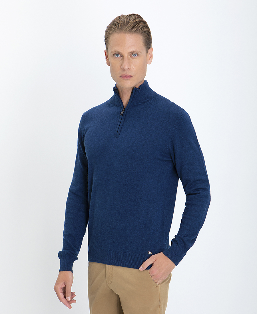 MarkUp Πλεκτό Ηalf Zip Μοdern Fit