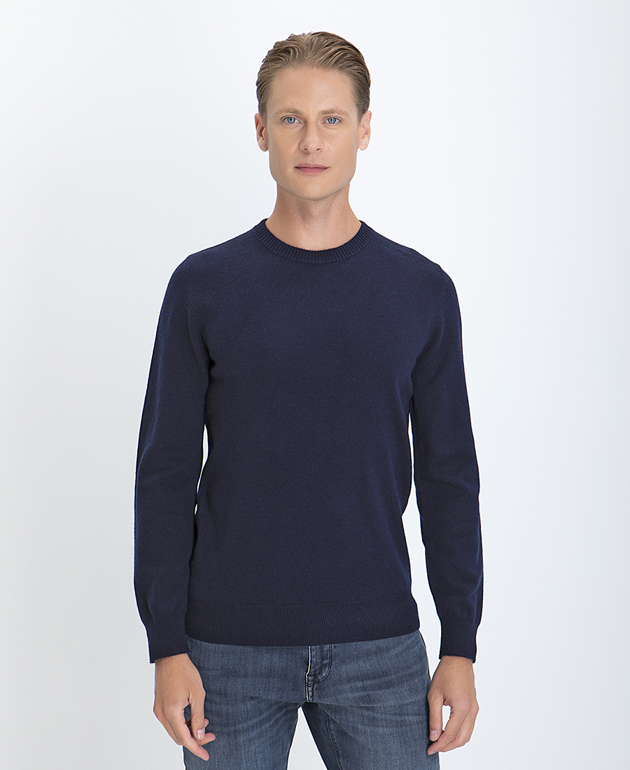 Πλεκτό Πουλόβερ Modern Fit Cashmere Blend