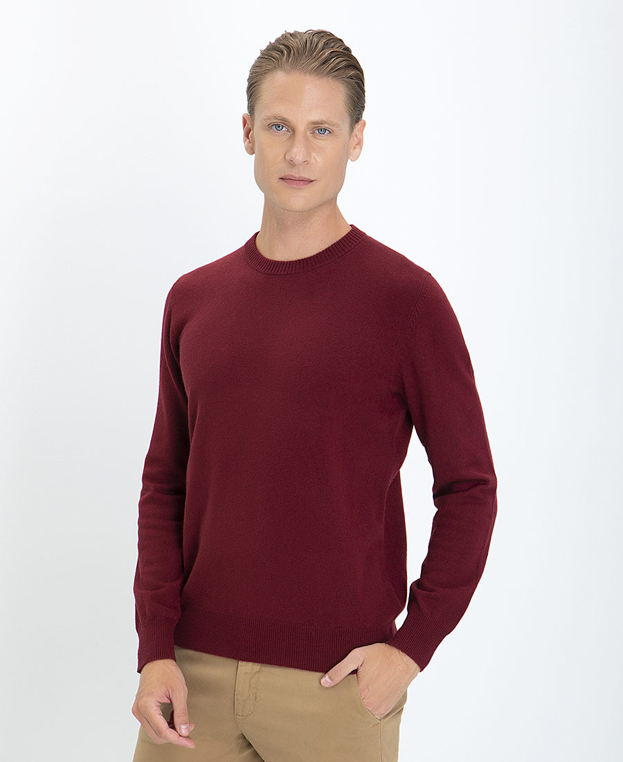 Πλεκτό Πουλόβερ Modern Fit Cashmere Blend