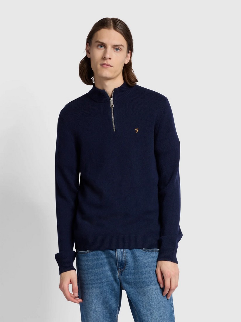 Farah Half Zip Birchall Πουλόβερ Slim Fit