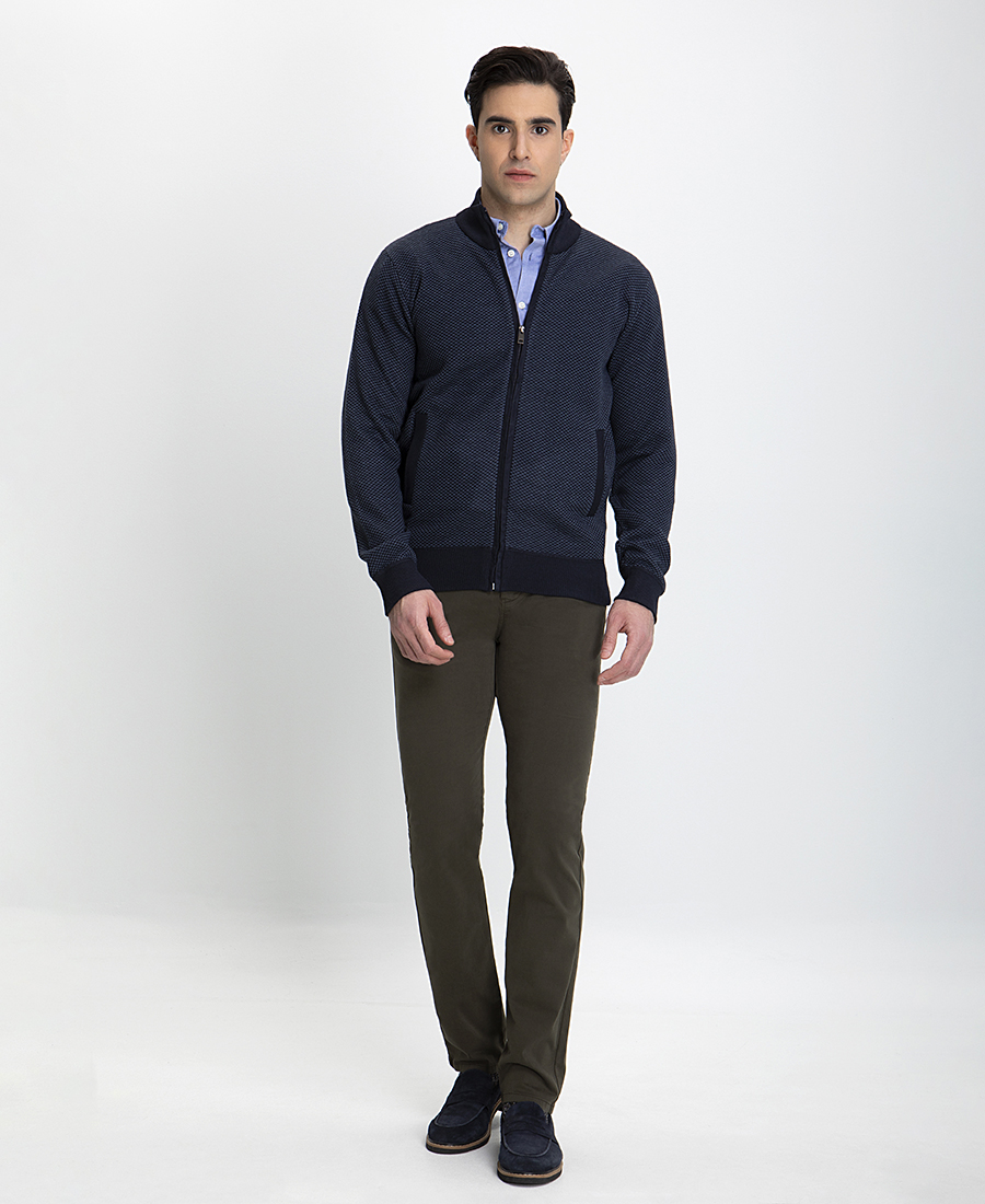 Πλεκτή Ζακέτα Μοdern Fit φωτογραφία