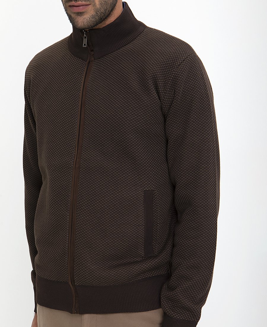 Πλεκτή Ζακέτα Μοdern Fit φωτογραφία