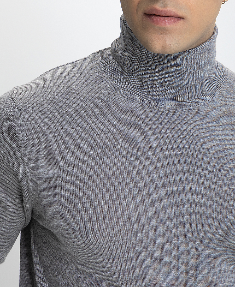 Πλεκτό Ζιβάγκο Modern Fit Merinos Wool φωτογραφία