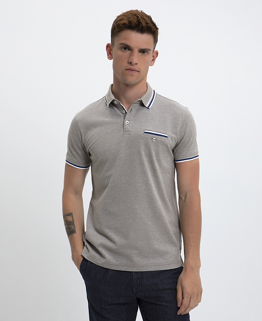 Winfield Ανδρική Μπλούζα Polo Modern Fit Striped Collar