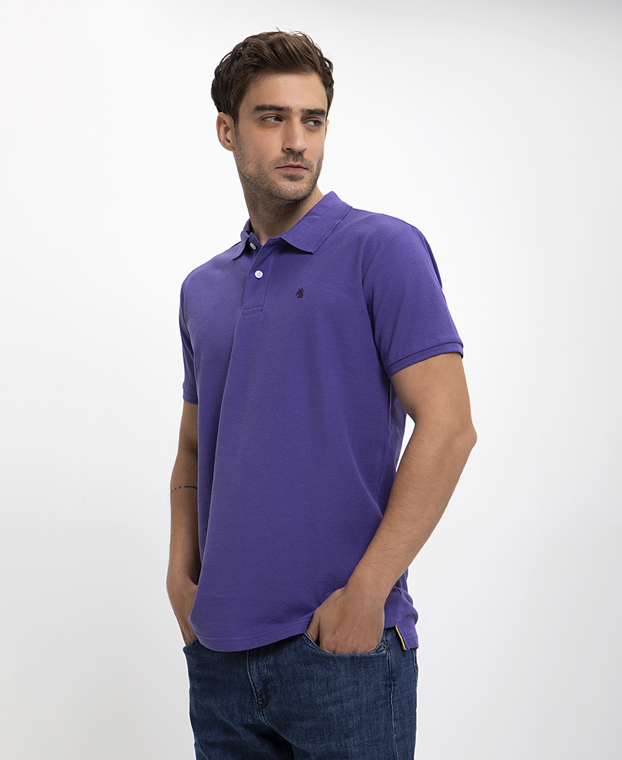 B.S Bags Single color Polo Shirt Modern Fit