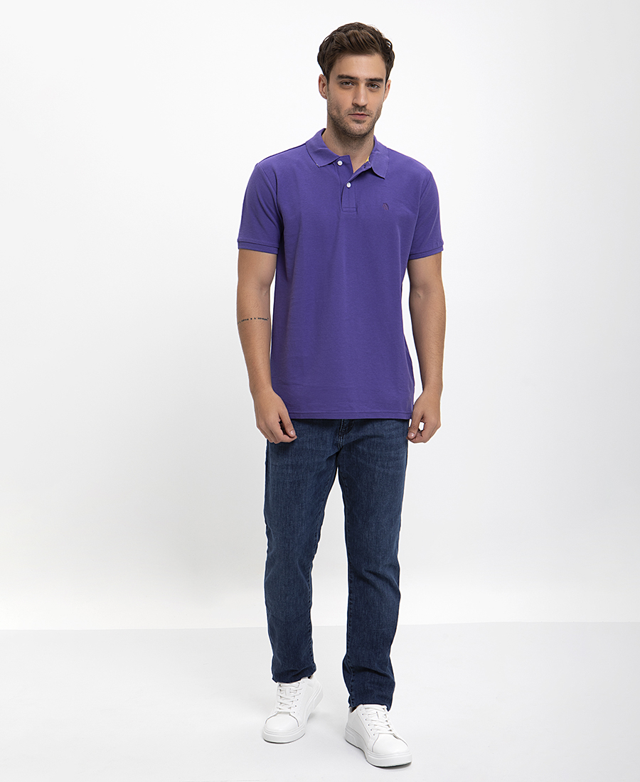 Single color Polo Shirt Modern Fit φωτογραφία
