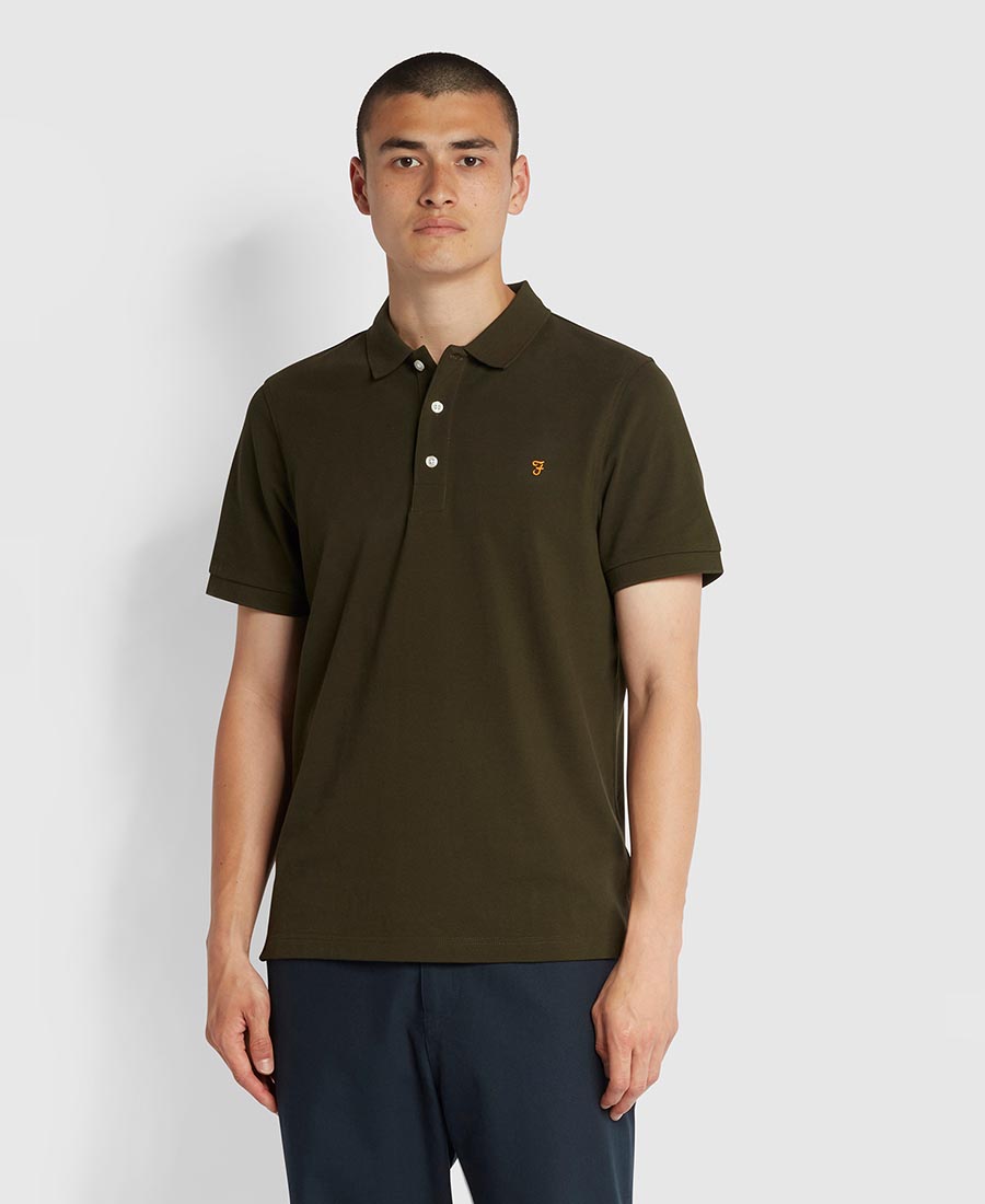 Farah Farah Blanes Organic Cotton Polo Shirt Slim Fit