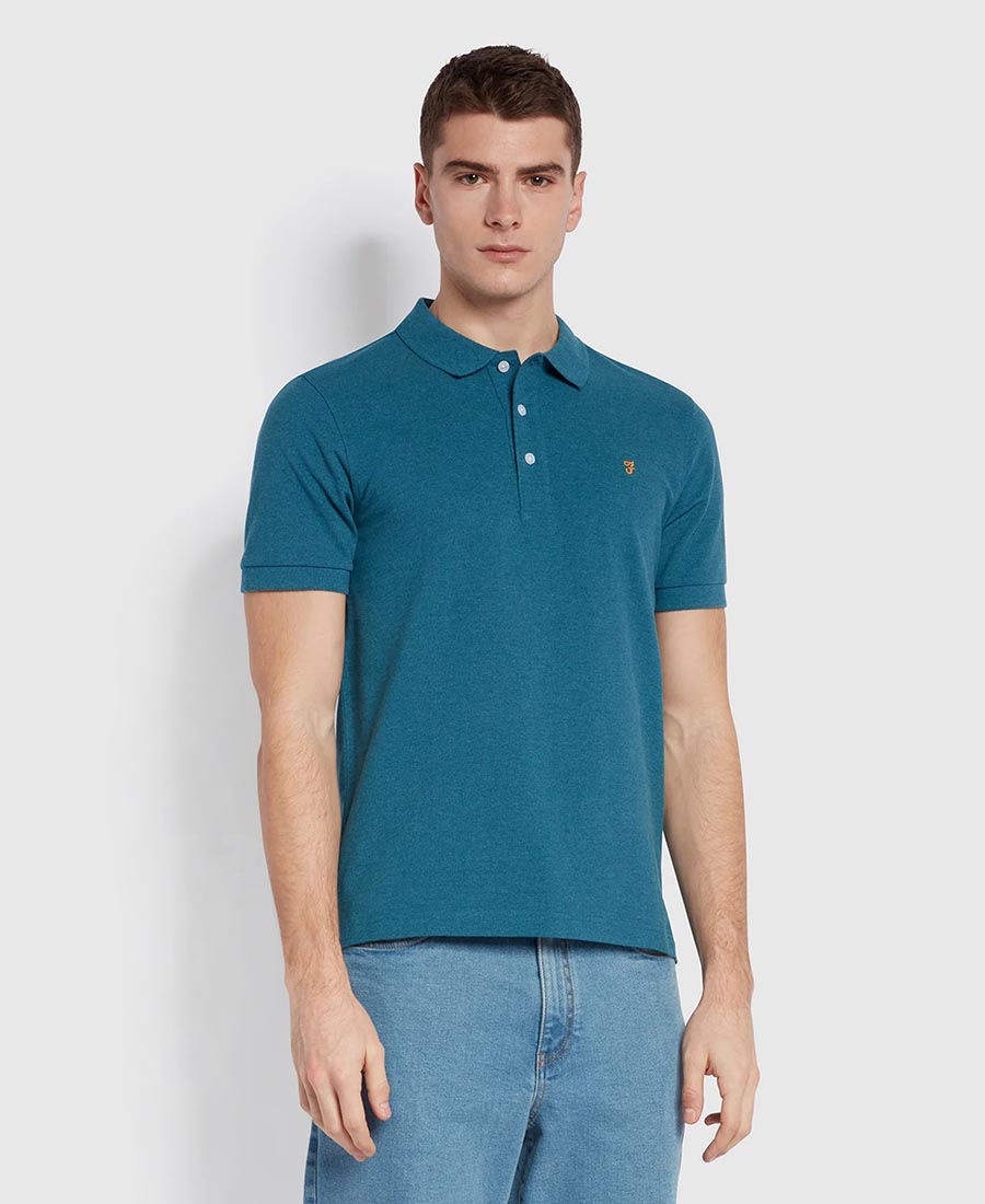 Farah Farah Blanes Organic Cotton Polo Shirt Slim Fit