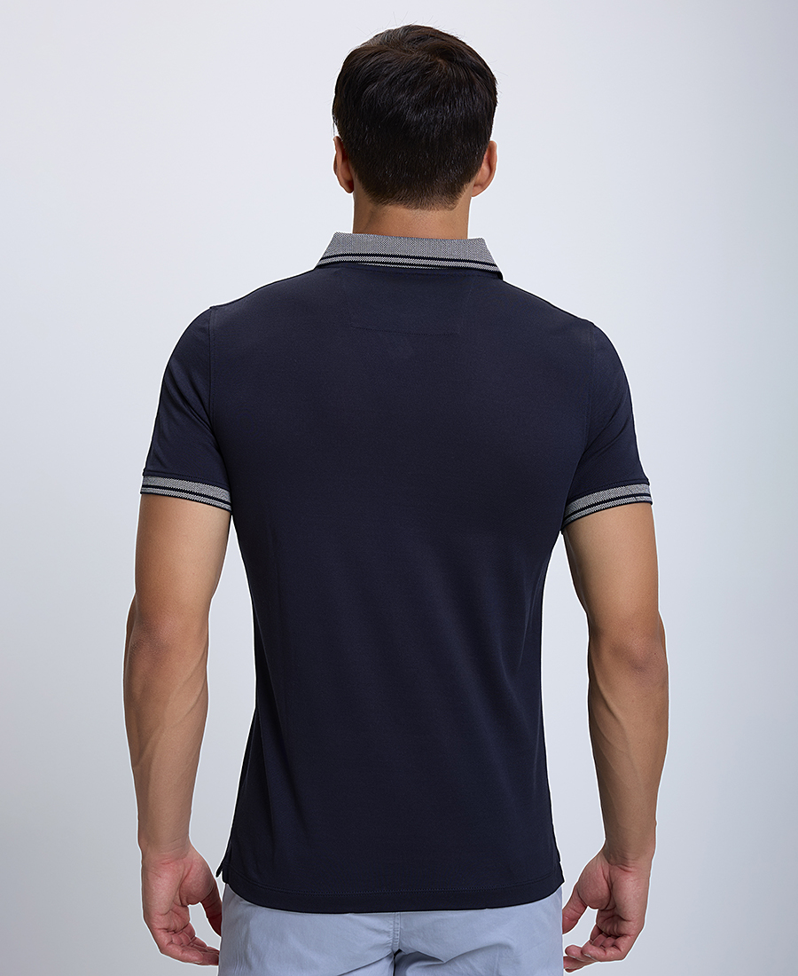 Ανδρική Polo Μπλούζα Βαμβακερή με Κοντό Μανίκι φωτογραφία