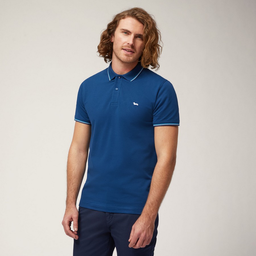 HARMONT & BLAINE Polo Μπλούζα με Ριγέ Λεπτομέρειες