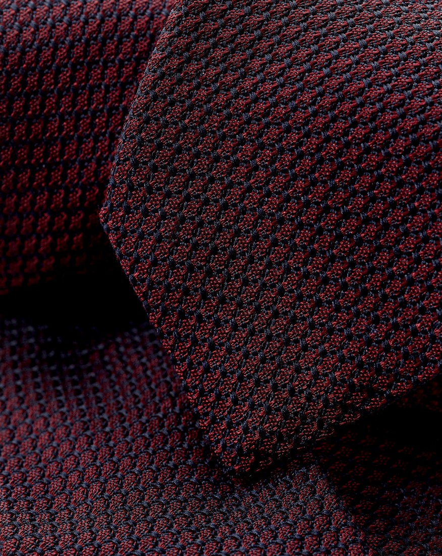 Charles Tyrwhitt Μεταξωτή Grenadine Ιταλική Γραβάτα φωτογραφία
