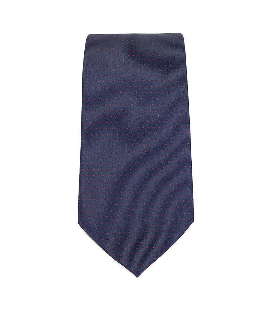 Faille Πουά Γραβάτα σε Μπλε Σκούρο