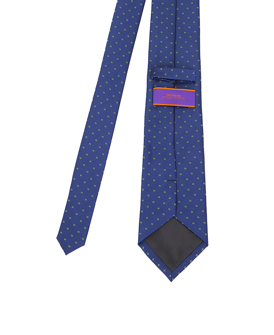 Retro Style Twill Γραβάτα σε Μπλε φωτογραφία