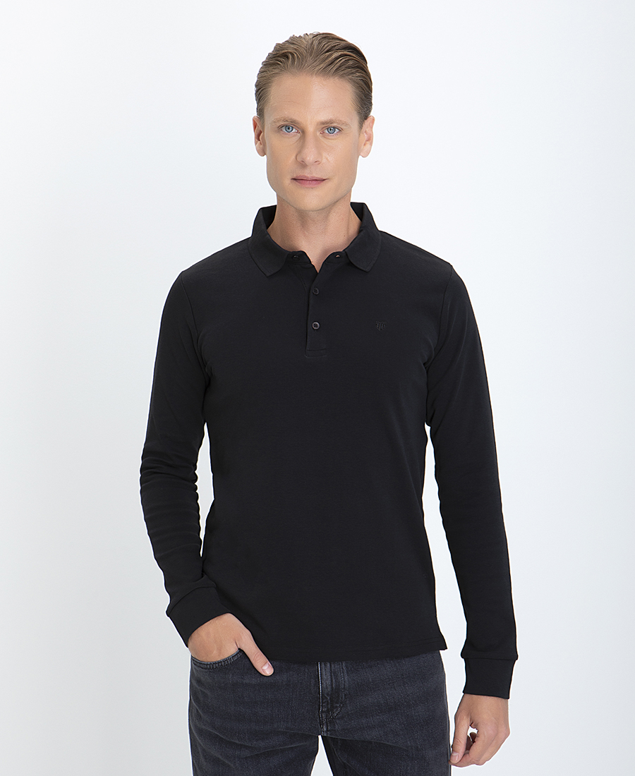 Basefield Ανδρική Polo Μπλούζα Modern Fit