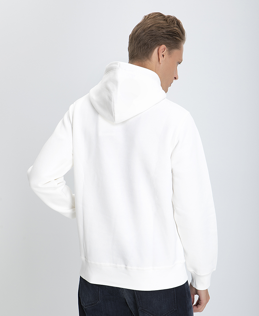 Gant Ηoodie Modern Fit σε Υπόλευκο φωτογραφία