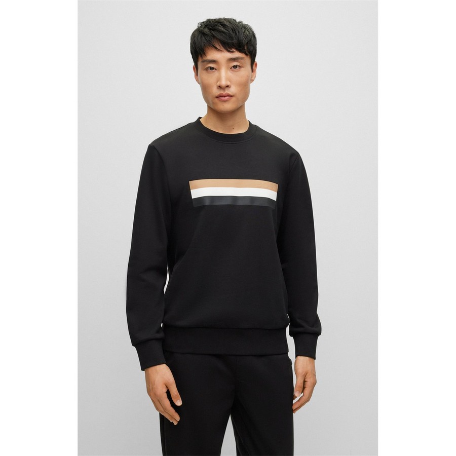 Boss Boss Φούτερ Relaxed Fit σε Μαύρο