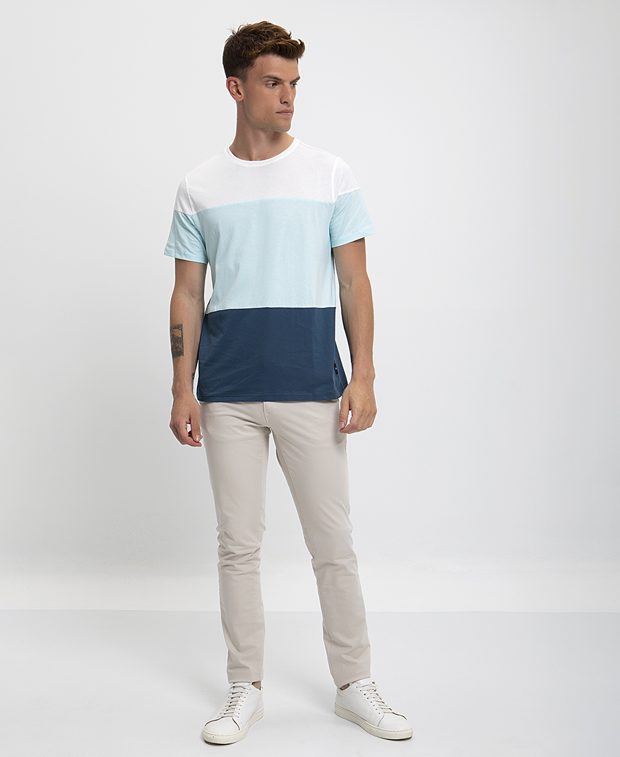 T-Shirt Bold Stripe Modern Fit σε Μπλε φωτογραφία