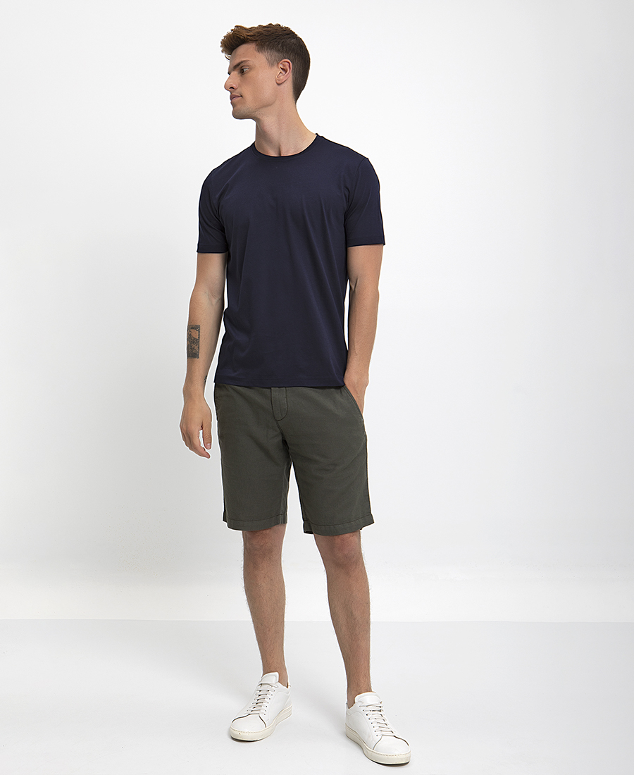 Vardas Ανδρικό Τ-shirt Jersey Modern Fit Μονόχρωμο φωτογραφία