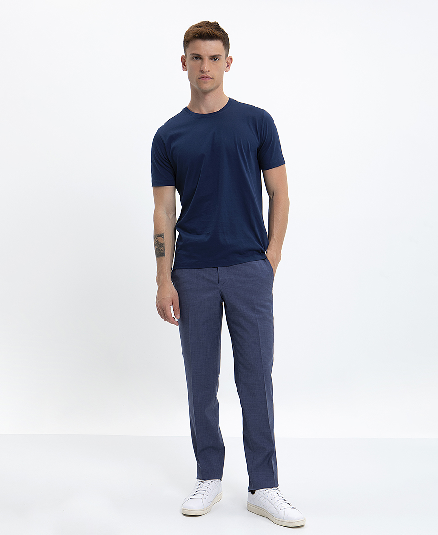 Vardas Ανδρικό Τ-shirt Jersey Modern Fit Μονόχρωμο φωτογραφία
