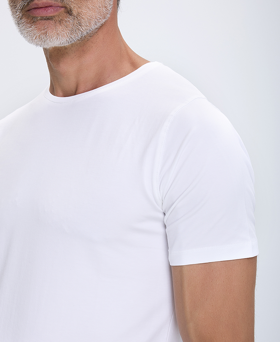 Μονόχρωμο Τ-shirt Modern Fit φωτογραφία