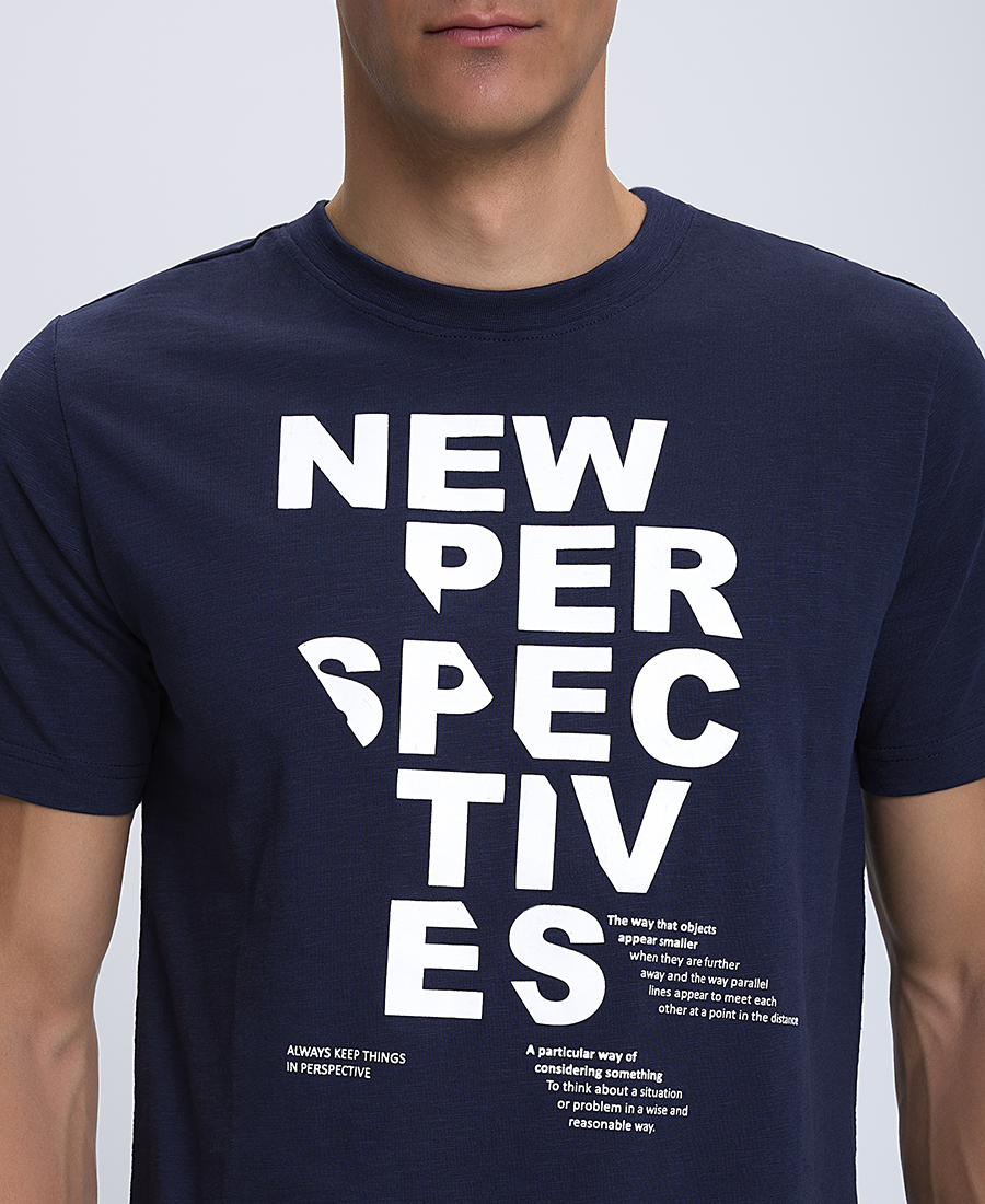 Τ-Shirt με Στάμπα Modern Fit φωτογραφία