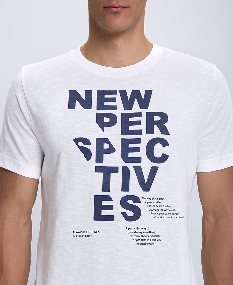 Τ-Shirt με Στάμπα Modern Fit φωτογραφία