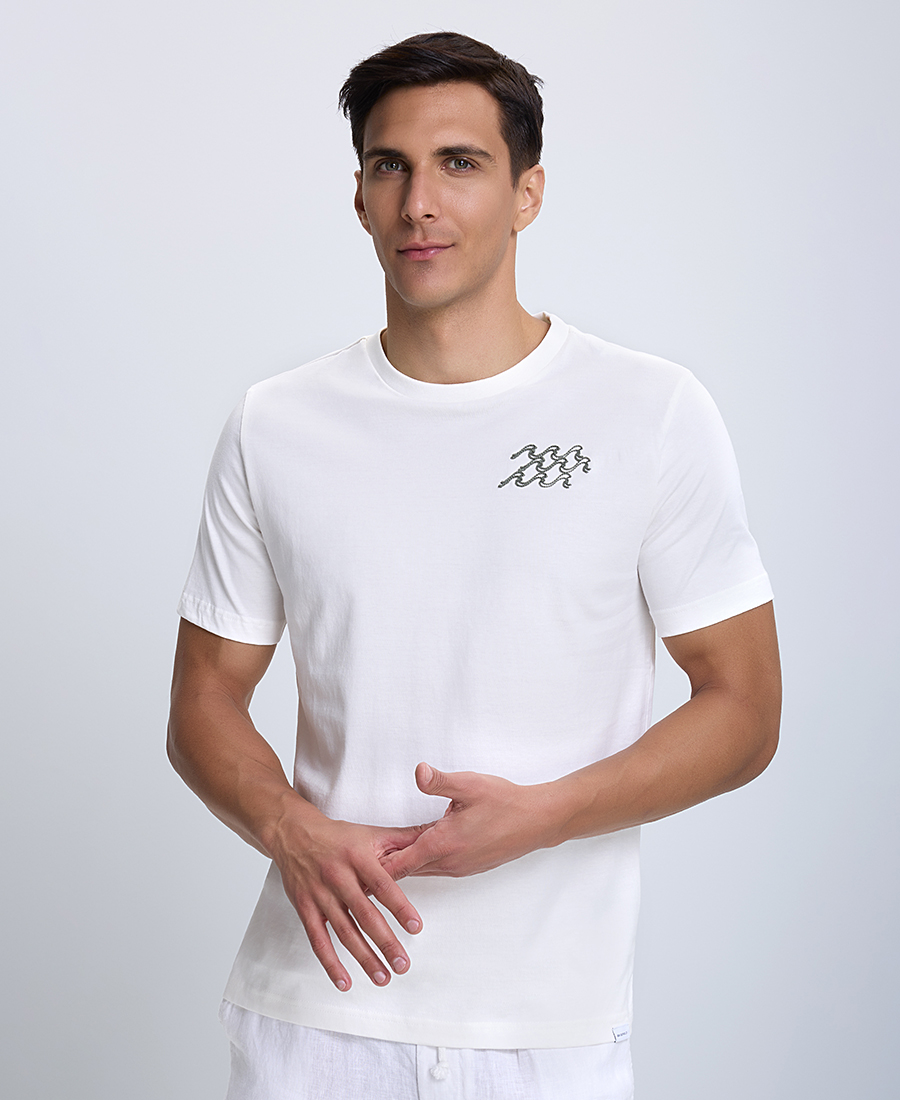 Basefield T-Shirt με Στάμπα Modern Fit
