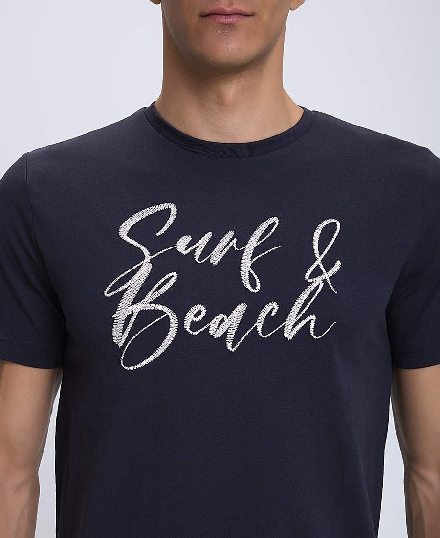 Τ-Shirt με Στάμπα Modern Fit φωτογραφία