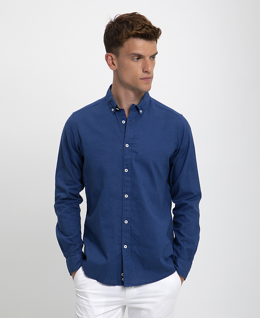 Winfield Λινό Πουκάμισο Slim Fit