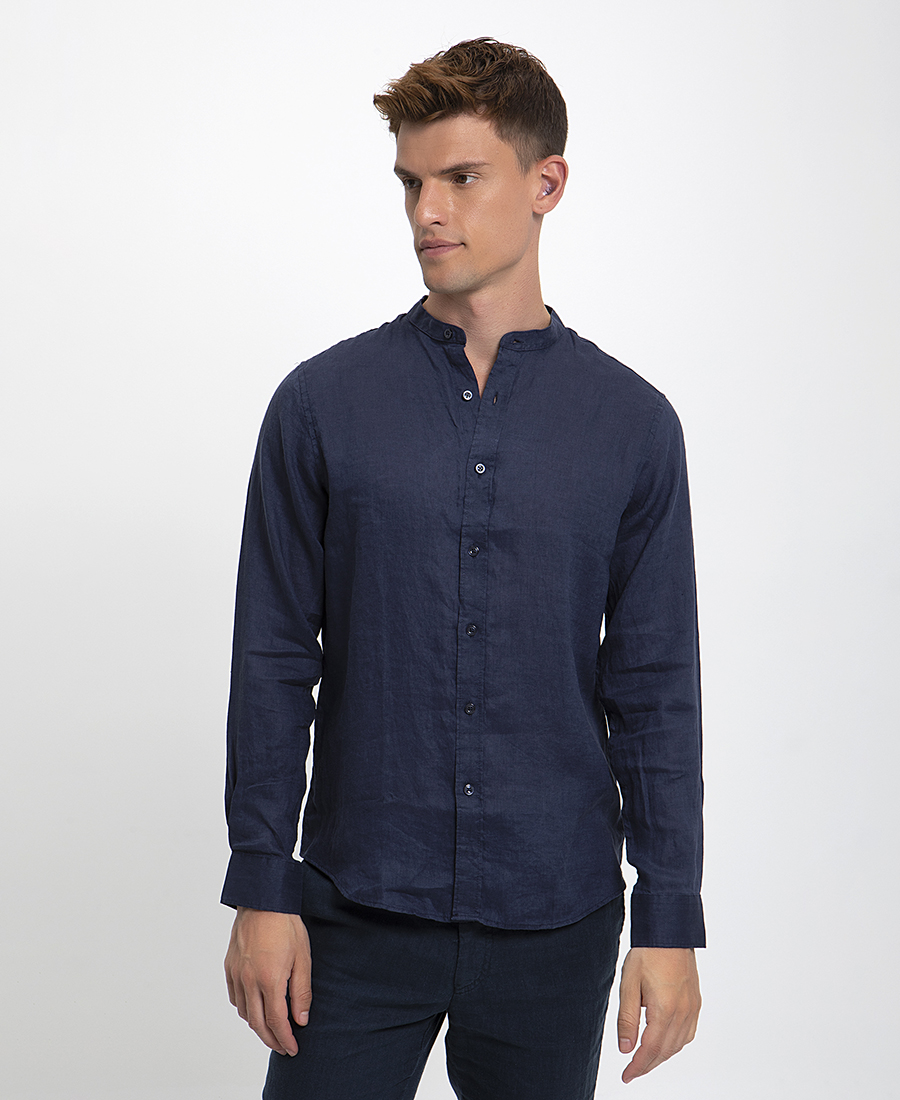 Vardas Vardas Λινό Πουκάμισο Modern Fit
