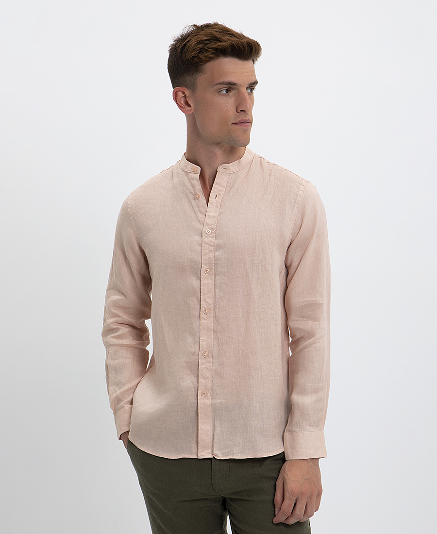 Vardas Vardas Λινό Πουκάμισο Modern Fit