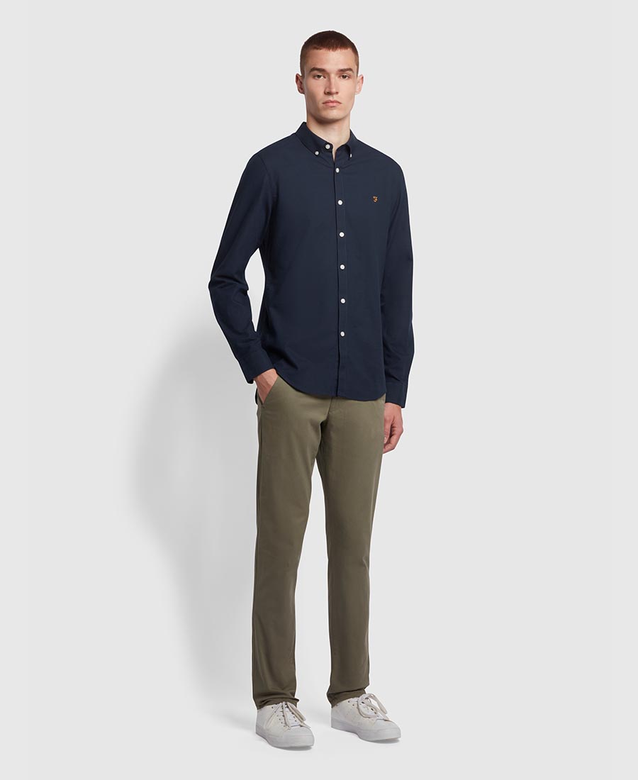 Farah Brewer Oxford Πουκάμισο Button Down φωτογραφία