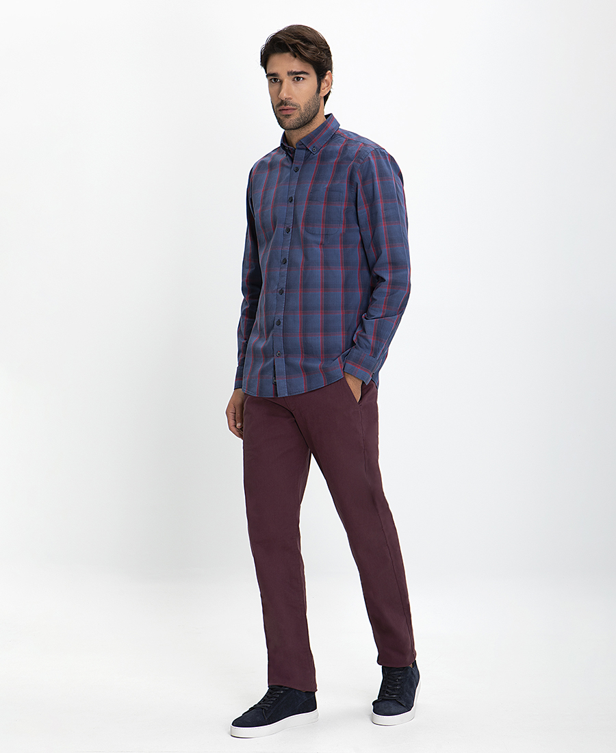 Πουκάμισο Καρό Button Down Comfort Fit φωτογραφία