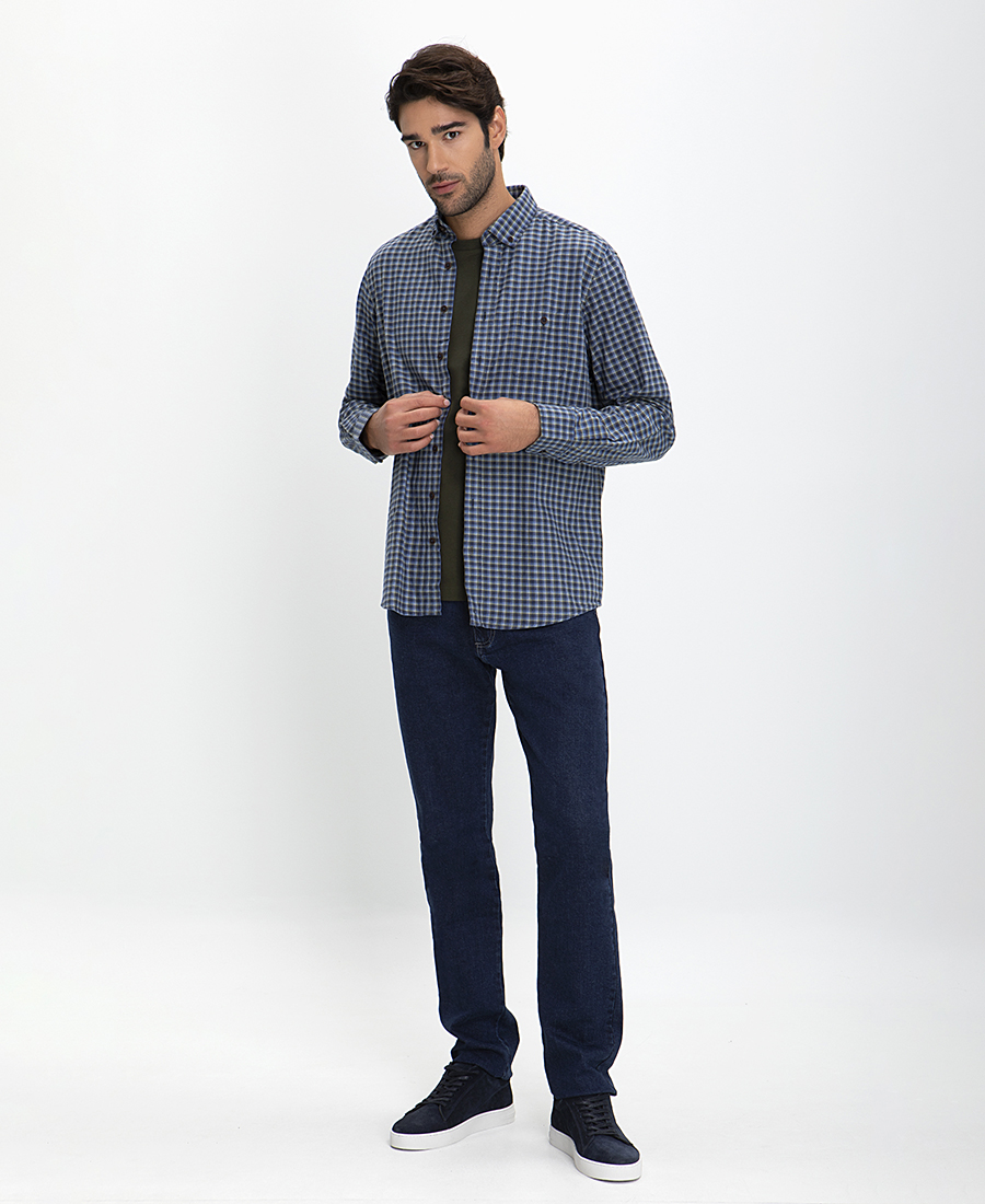 Πουκάμισο Καρό Button Down Comfort Fit φωτογραφία