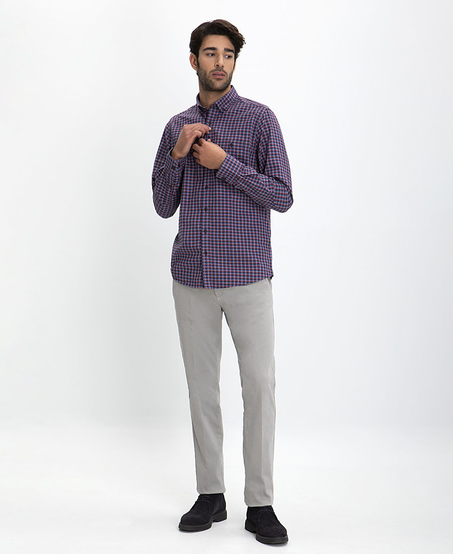 Πουκάμισο Καρό Button Down Comfort Fit φωτογραφία