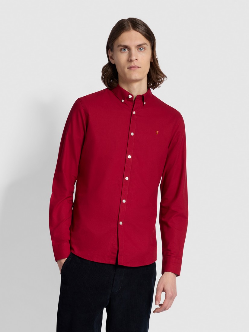Farah Farah Oxford Πουκάμισο Button Down Slim Fit