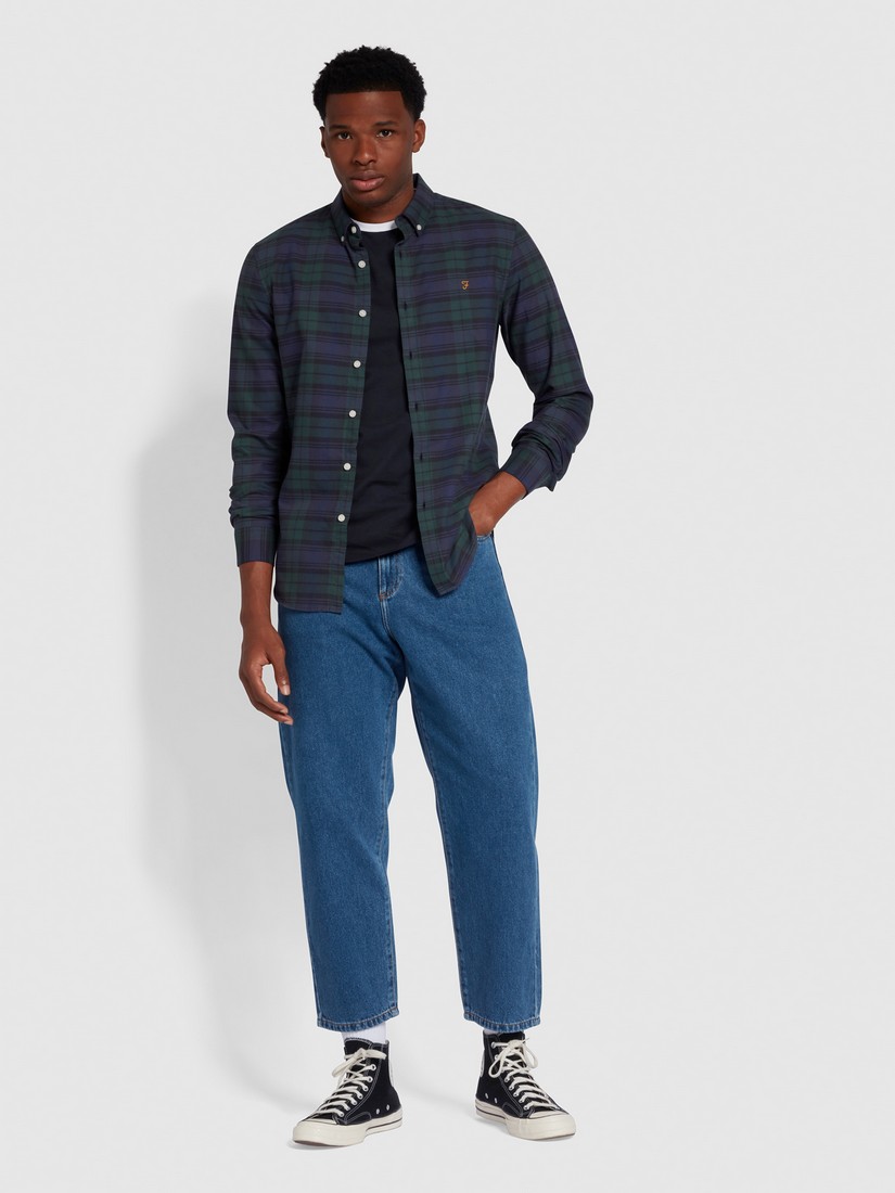 Farah Καρό Πουκάμισο Button Down Slim Fit φωτογραφία