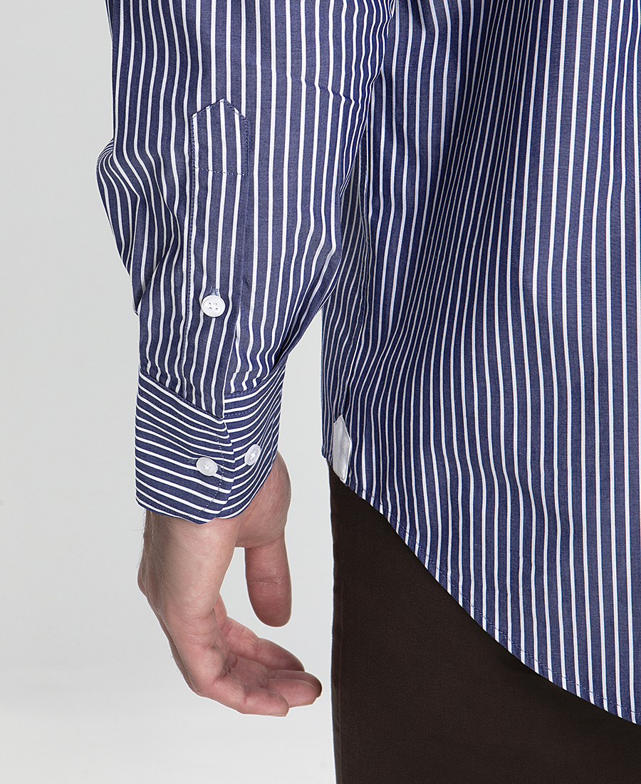 Πουκάμισο Button Down Comfort Fit σε Μπλε Ρίγα φωτογραφία