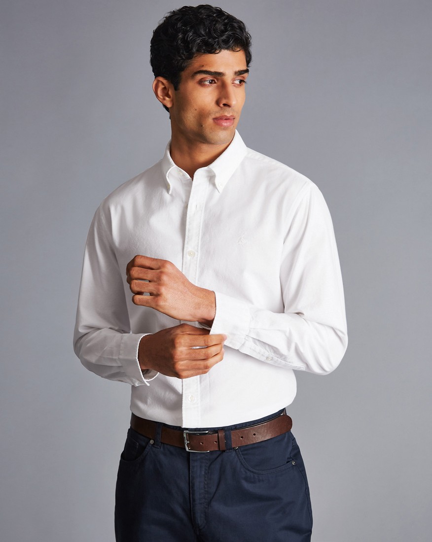 Charles Tyrwhitt Charles Tyrwhitt Πουκάμισο Button Down Washed Oxford